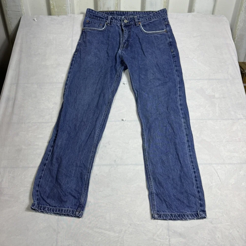 Levi's 513 Mens Straight Leg Jeans‎ Blue Denim 5-Pocket Comfort W34 L34
